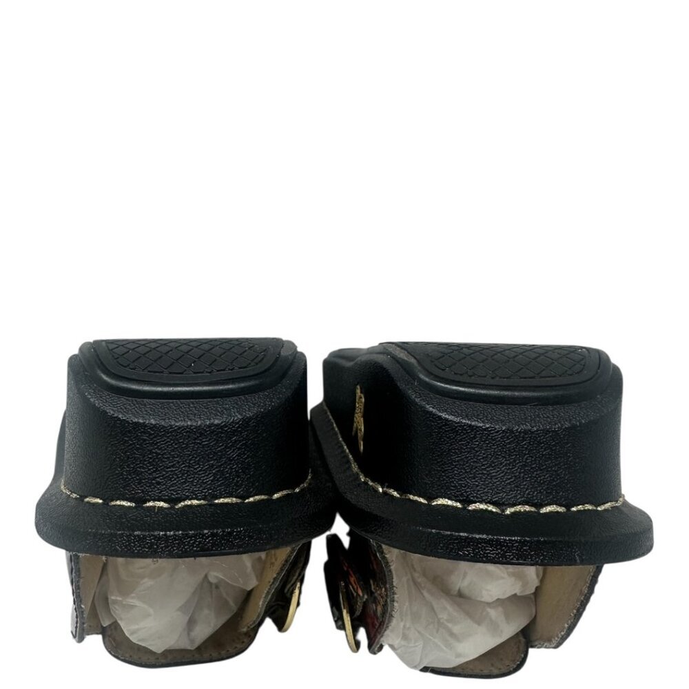 Alegria Donna Midnight Garden Patent Leather Floral Platform Slip On Clogs 7 - Picture 9 of 11